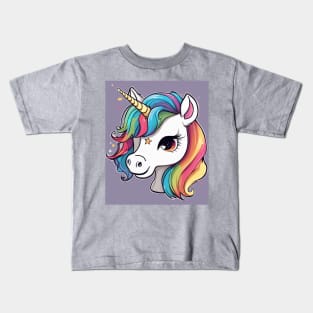 A Unicorn with attitude Kids T-Shirt